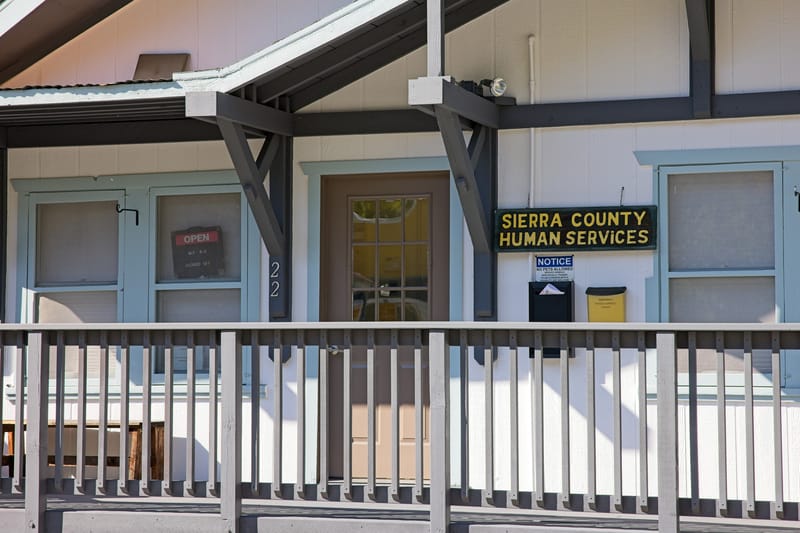 The Sierra County Human Services office in Downieville.