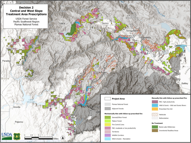 A map of the CPP project area.