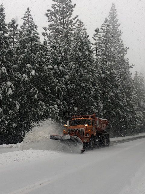 Heavy Snow Downs Power Lines on Downieville’s Main Street, Causes Power Outages, and Closes Gold Lake Road for Season