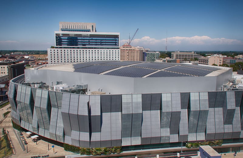 The Golden 1 Center hosted the Kings’ final game of the season – a play-in loss to the Dallas Mavericks.