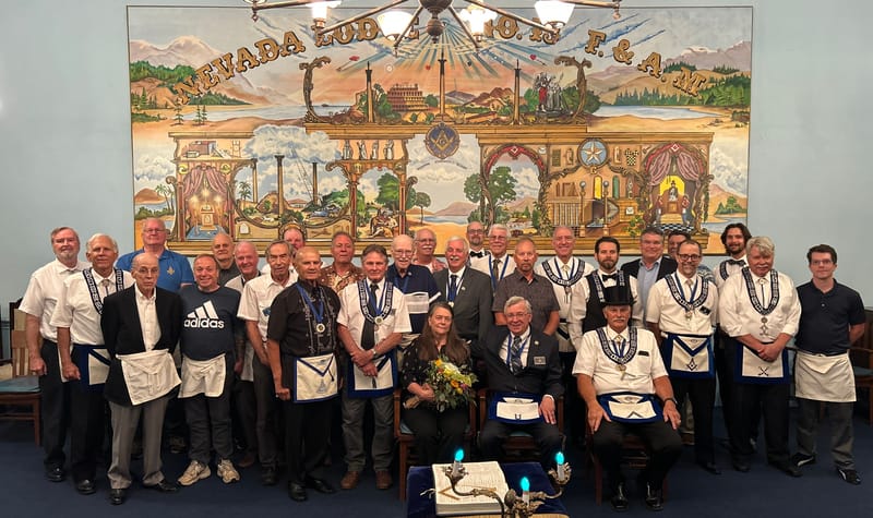 Nevada City Lodge Freemason Honored with Hiram Award