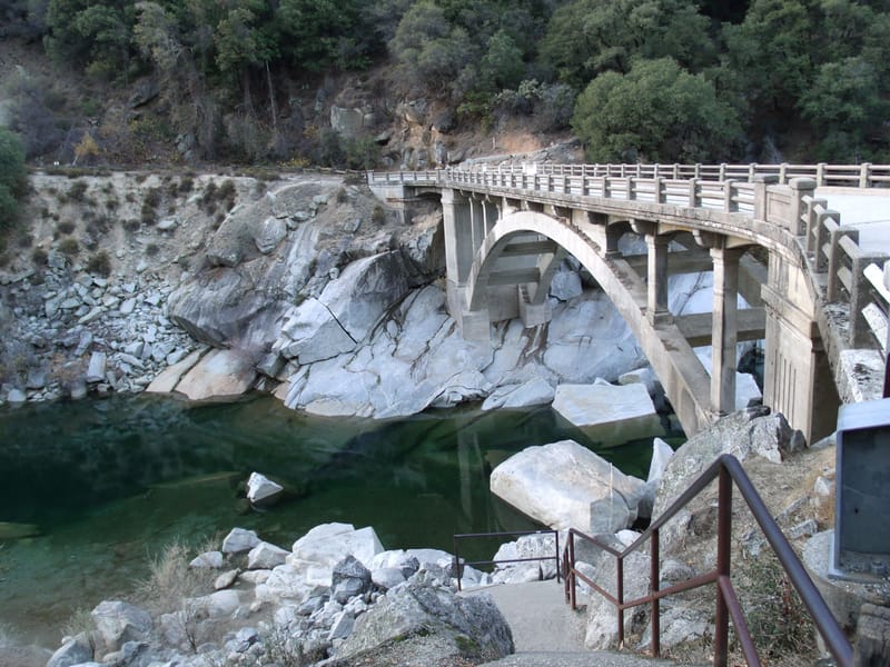 The Highway 49 crossing of the South Yuba River in Nevada County.