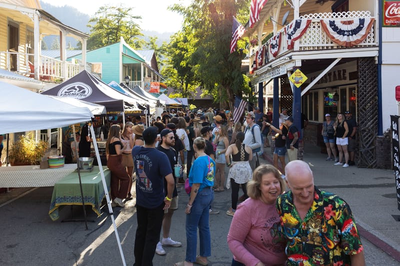 The Downieville Mountain Brewfest in 2024.