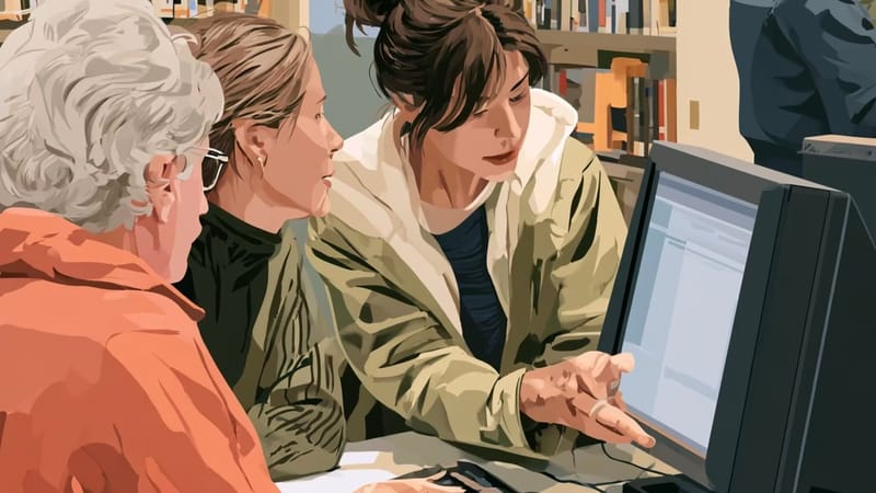 Tech Support Night at the Downieville Library