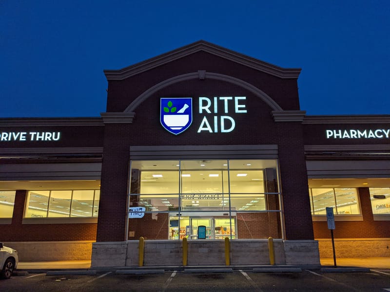 Rite Aid retail stores are expected to close as part of bankruptcy proceedings.
