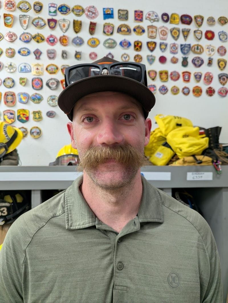 New CVFD Chief Danny Rasmussen. Credit: Shirley DicKard.