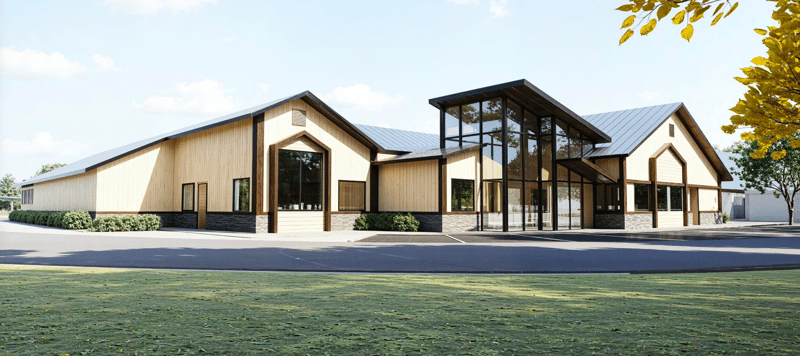 A rendering of the new facility presented to the Nevada County Board of Supervisors.