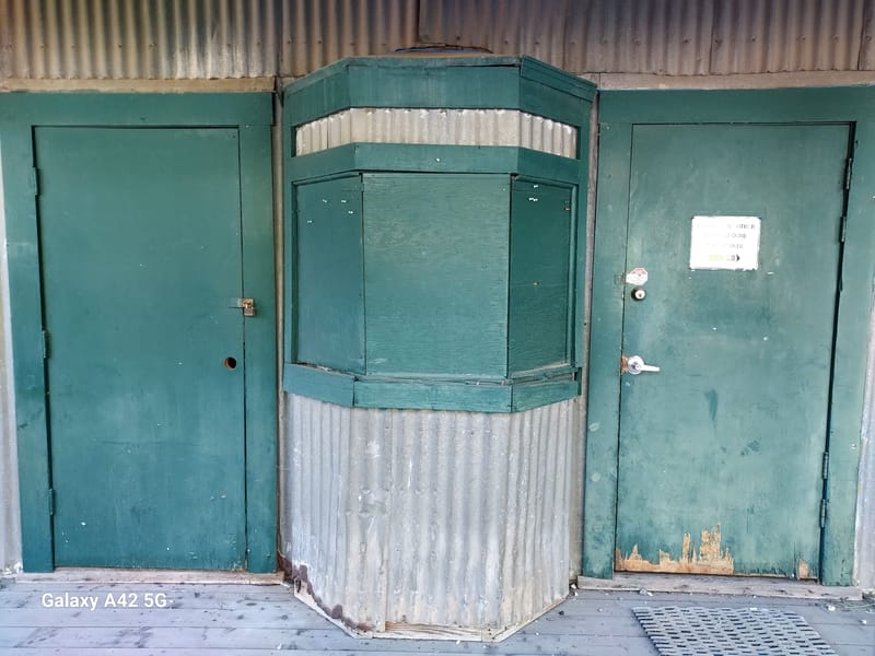 The Old Theater Ticket Booth.