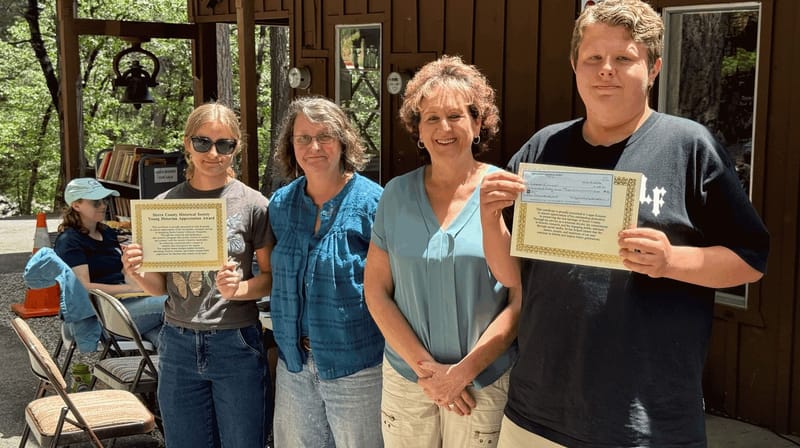 Young Sierra County Historians Receive Awards