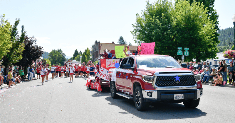 The Plumas-Sierra Fair Parade. Credit: Lisa Kelly.